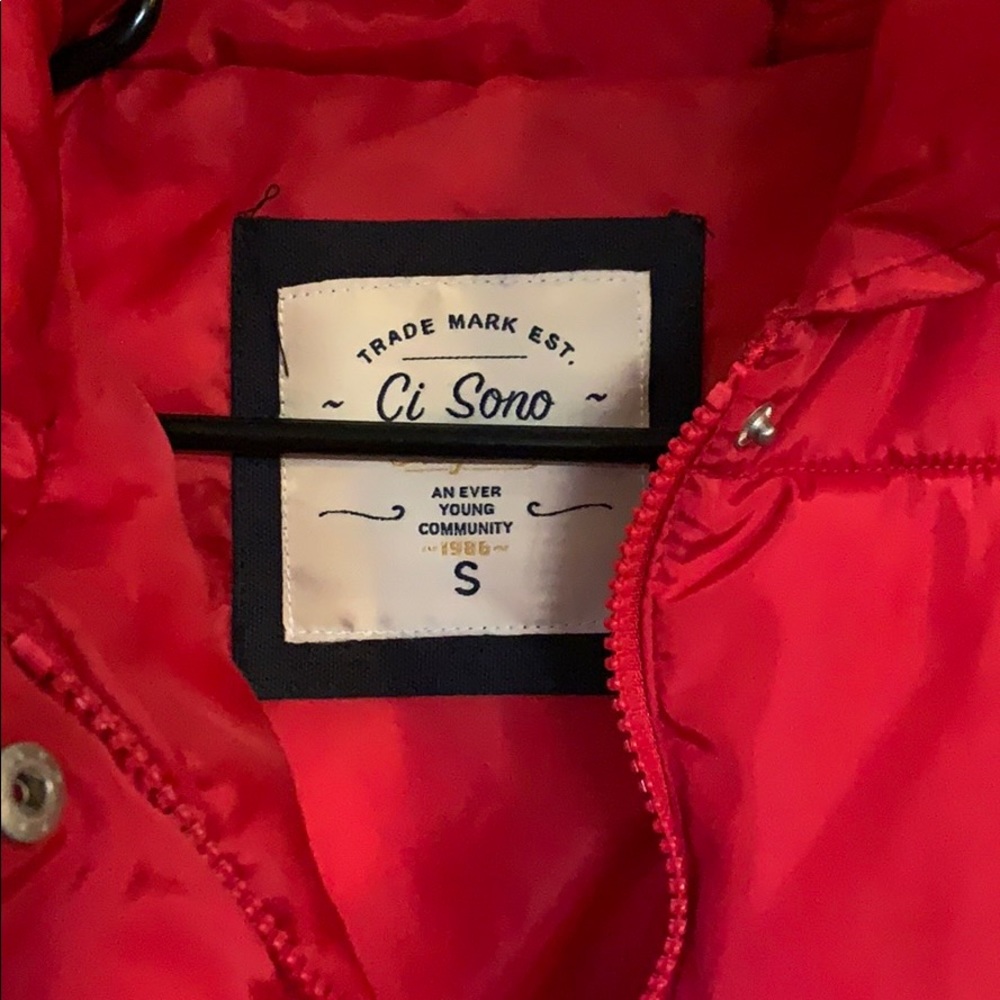Red Puffer Jacket - Picture 3 of 4